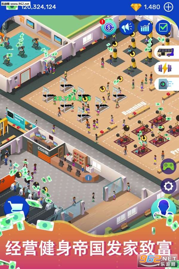 Idle Fitness Gym Tycoon(��ɢ�Ľ���������°�)v1.3.0��ͼ2