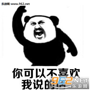 你可以不喜欢我说的话表情包