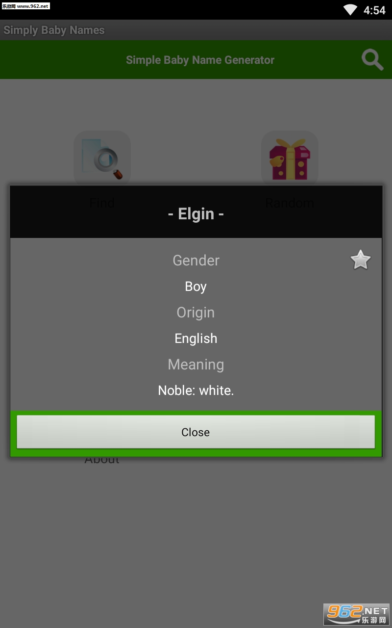 Simply Baby Names(��Ӥ��ȡ��app)��ͼ1