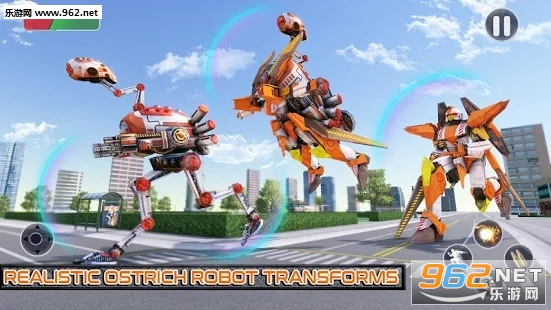 Ostrich Robot Car Transform War(鸵鸟机器人汽车变形战争手游)截图0