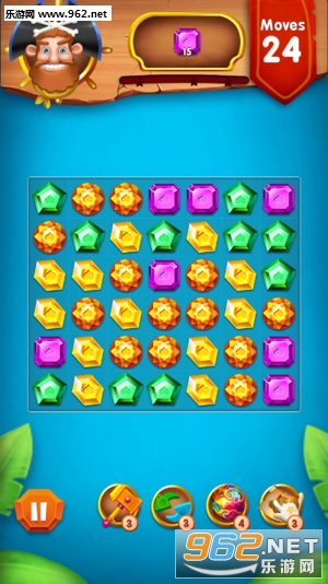 �����䱦��(Pirate Jewel Hunter)��Ϸ��ͼ1