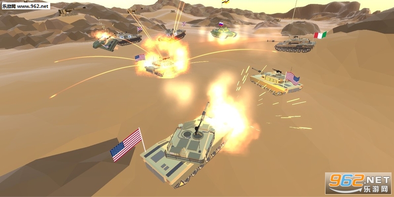 3D�ִ�װ��̹�˰�׿��v1.2.0.4(Poly Tanks Massive Assault)��ͼ1