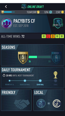 足球俱乐部19(Pacybits Fut 19)正式版(最新版)截图0