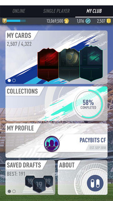 足球俱乐部19(Pacybits Fut 19)正式版(最新版)截图4