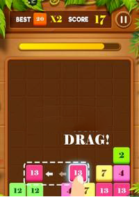 Drag N Merge(抓来抓去数字手游)截图0