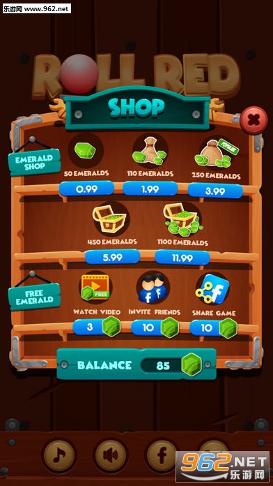 Roll Red Ball(��������׿��)(Roll Red Ball)v1.4��ͼ1