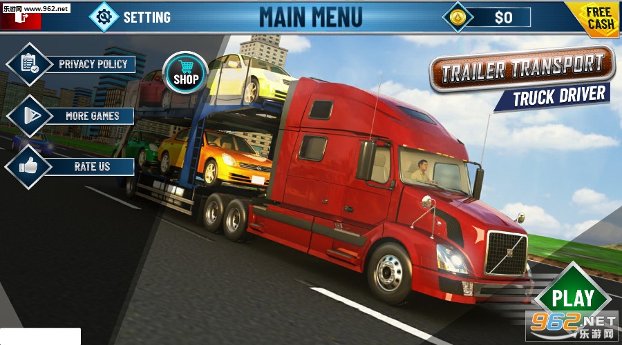 Trailer Transport Car Truck Driver(�ϳ���������ģ������׿��)��ͼ0