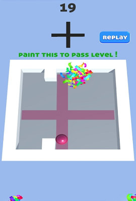 Roller Paint(����Ϳ����Ϸ)v1.0.7 (Roller Paint)��ͼ0