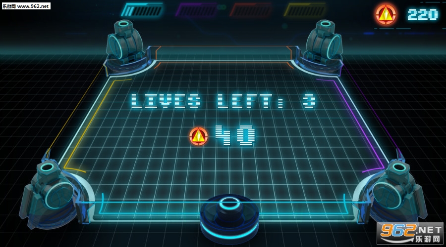 Glow Hockey 3D(3D�Ź����׿��)��ͼ1