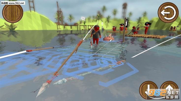 Stupid Raft Battle Simulator(愚蠢木筏战斗模拟器安卓版)截图0