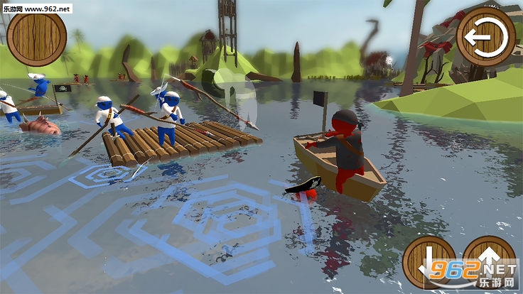 Stupid Raft Battle Simulator(愚蠢木筏战斗模拟器安卓版)截图2
