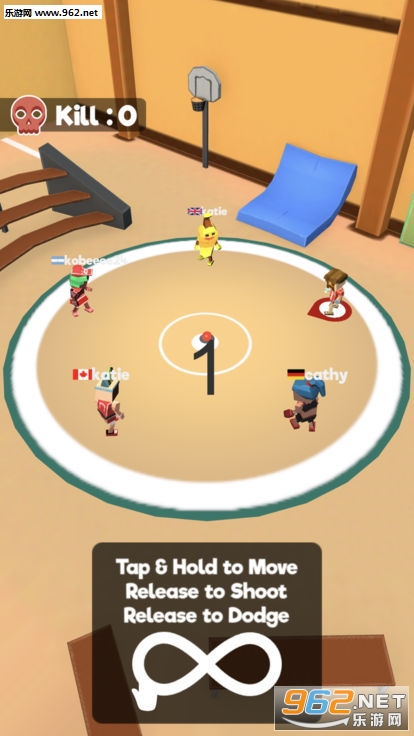 ��������սDodgeball.io��׿��v0.1��ͼ1