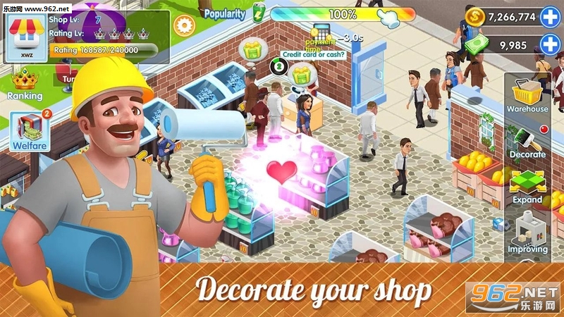 My Supermarket Story : Store tycoon Simulation(模拟便利店安卓版)截图1