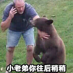 小老弟你往后稍上那么一稍表情包