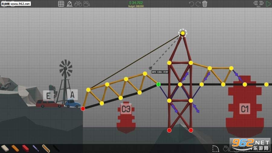 Poly Bridge(������Ϸ)v1.2.2��ͼ1