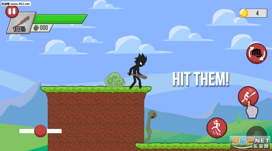 Stickman Zombie Shooter(火柴人僵尸射击安卓版)截图1