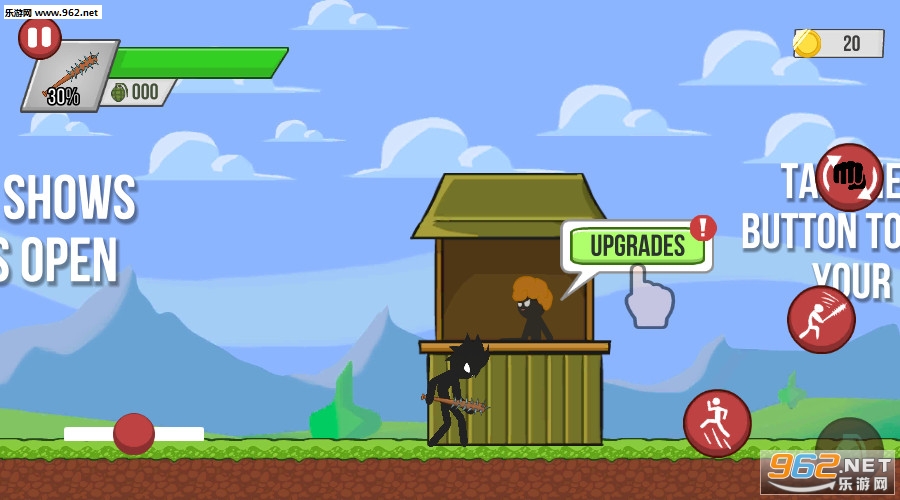Stickman Zombie Shooter(火柴人僵尸射击安卓版)截图2