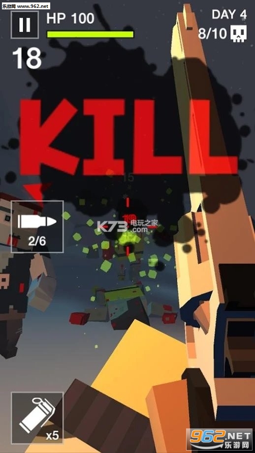 CubeZombieKiller(���齩ʬ�����Ϸ)��ͼ0