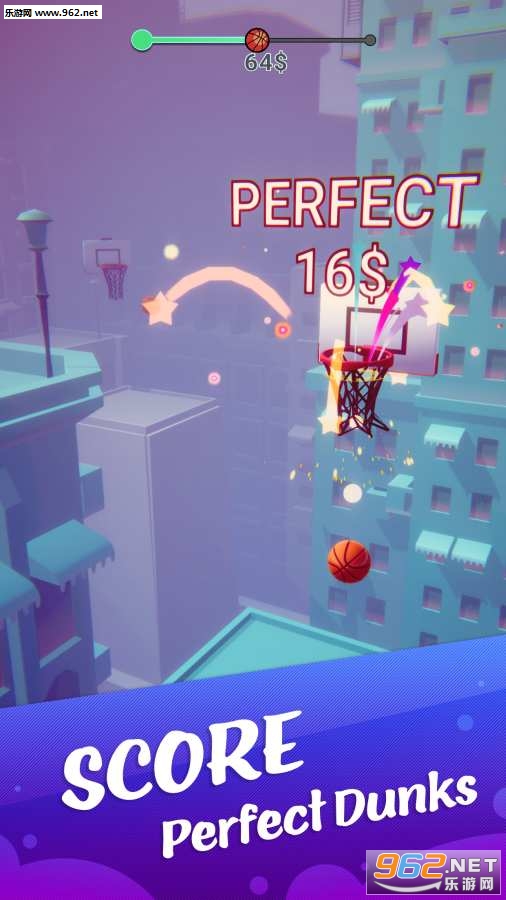 Color Dunk 3D(彩色灌篮3D安卓版)截图0