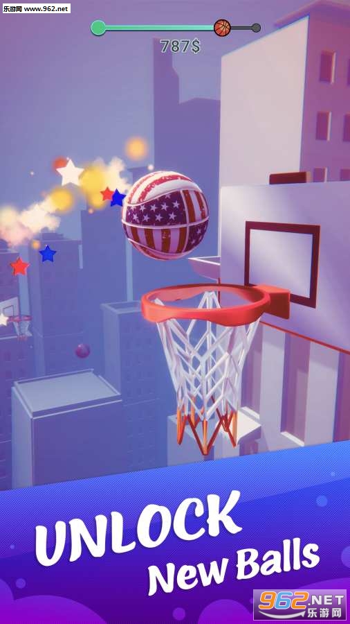 Color Dunk 3D(彩色灌篮3D安卓版)截图3