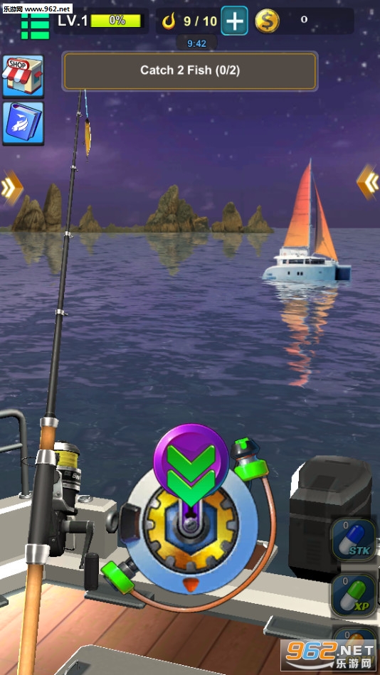 Fish Kingdom 2019 - Idle Fishing Games钓鱼王国2019安卓版截图1