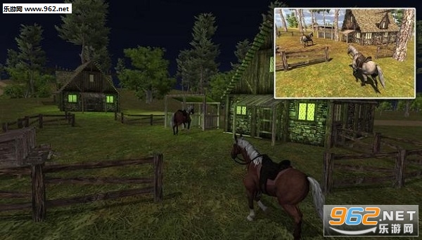 Village Horse Cart Carriage Transport Simulator 3D(��ׯ��������ģ����3D��׿��)��ͼ2