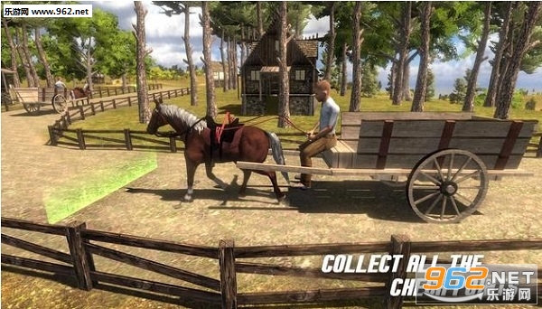 Village Horse Cart Carriage Transport Simulator 3D(��ׯ��������ģ����3D��׿��)��ͼ1
