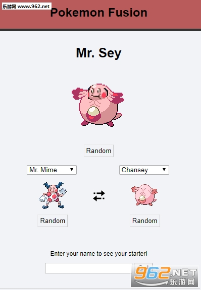 Pokemon Fusion游戏 Pokemon Fusion游戏
