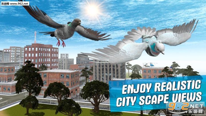 City Bird Pigeon Simulator 3D(����ģ����2019��Ϸ)v1.0��ͼ1