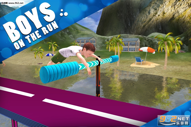 Kids Stunts Water Park Jumping Simulator Game(�������ؼ�ˮ����԰��Ծģ������׿��)��ͼ0