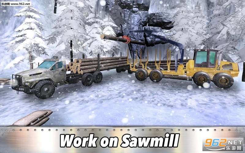 6x6 Timber Trucks Simulator: Winter Logging6x6ľ�Ŀ���ģ������׿��v1.1��ͼ2