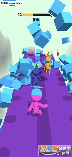 下坠赛跑3D安卓版(Fall Race 3D)截图0