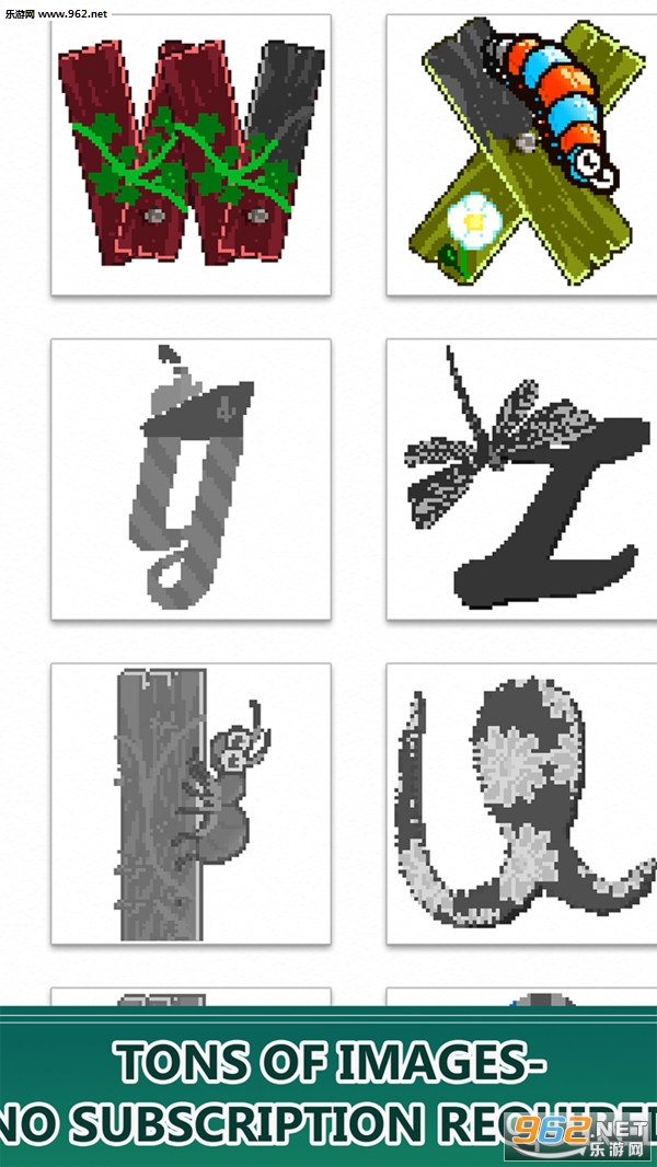 字母像素填色安卓版截图0