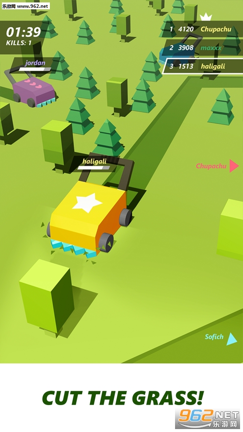 Grass cut.io survive become the last lawnmowerGrass cut.io��׿���ͼ1