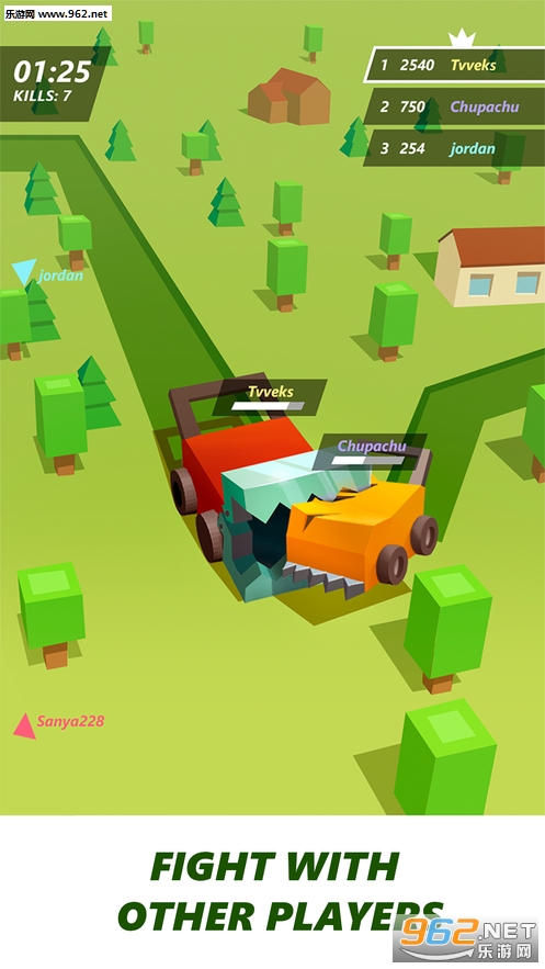 Grass cut.io survive become the last lawnmowerGrass cut.io��׿���ͼ3