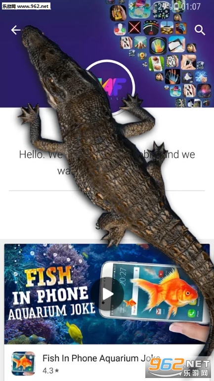 Crocodile in Phone Big Joke(������Ļ������app)��ͼ0