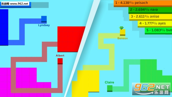 彩漆大乱斗安卓版(swipe.io)截图1