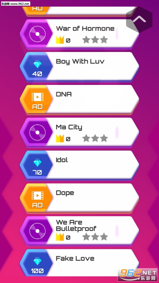 BTS Tiles Hop(BTSש����Ծ��׿��)v1.2��ͼ2