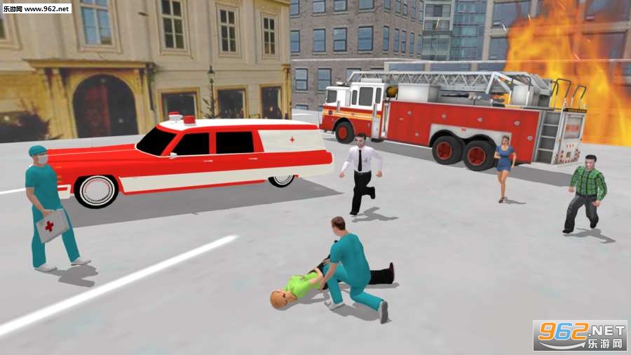 Ambulance Simulator - Car Driving Doctor(救护车模拟器游戏)截图2