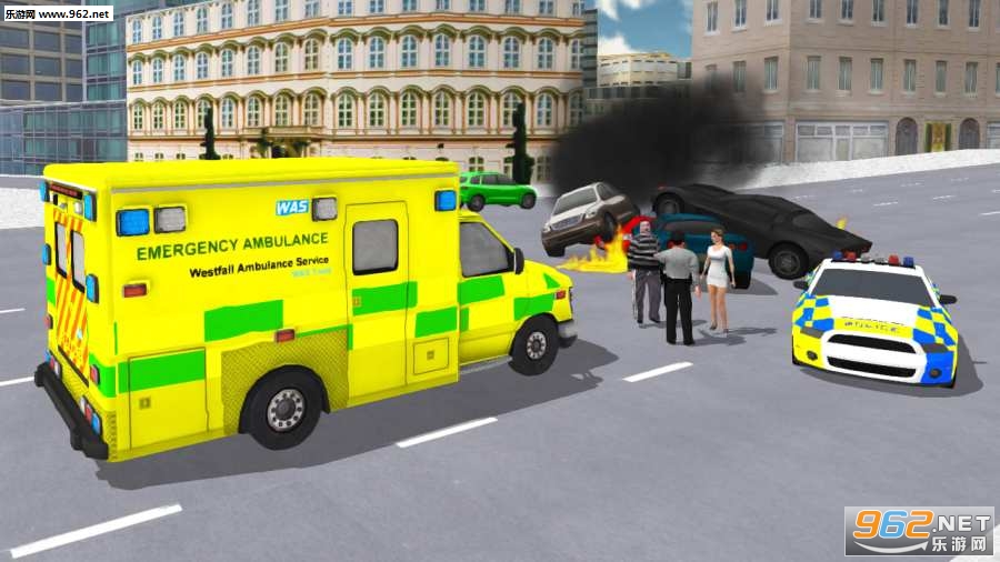 Ambulance Simulator - Car Driving Doctor(救护车模拟器游戏)截图4