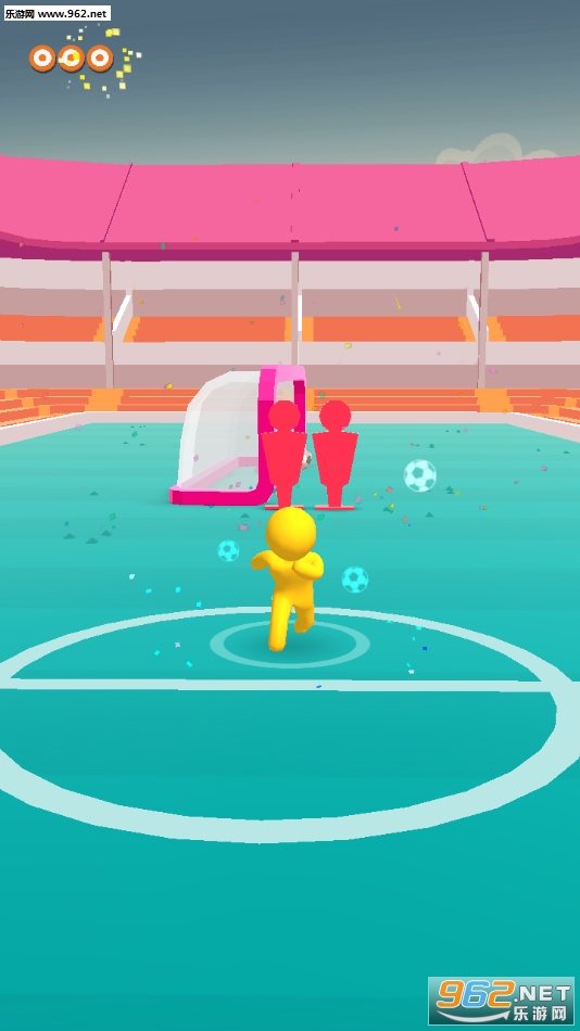 Hit Goal(橡皮人射门游戏)截图1