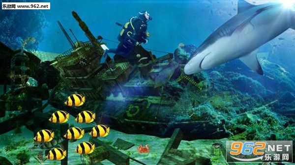 Shark Simulator - Megalodon(鲨鱼模拟器巨齿鲨汉化版)截图1
