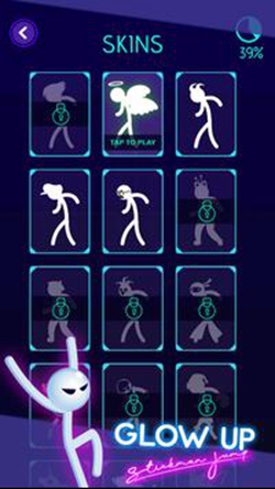 Glow Up: Stickman Jump(����˹�ٿ�����Ծ��׿��)��ͼ0