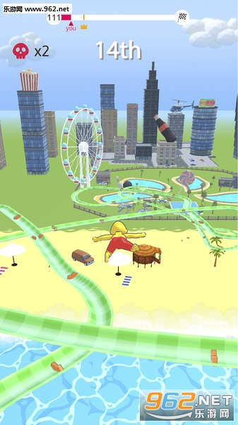 Aquapark io水上乐园滑梯竞速游戏安卓版截图2
