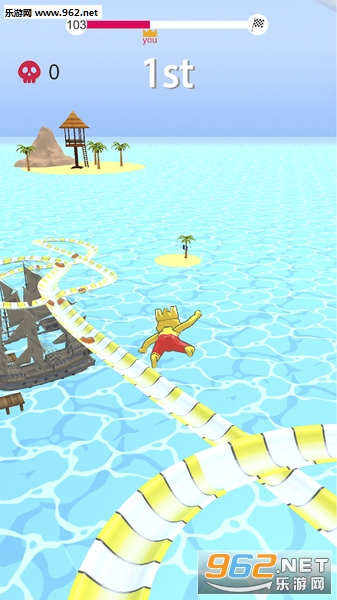 Aquapark io水上乐园滑梯竞速游戏安卓版截图1