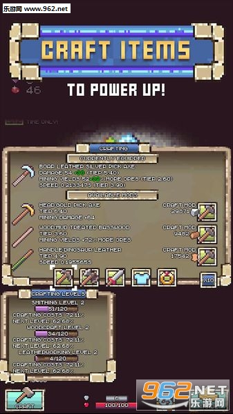 Idle Pocket Crafter(СС�ڴ��󹤰�׿��)v0.9.32��ͼ3