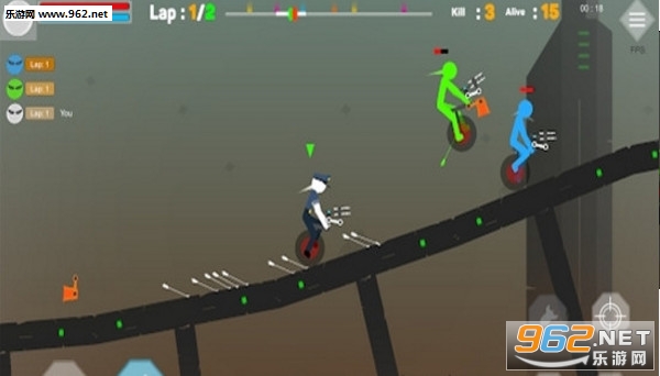 Stickman Ragdoll Happy Wheel(火柴人玩偶快乐的轮子手游)截图0