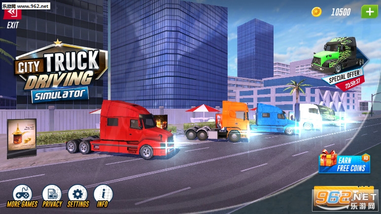 City Truck Driving Simulator(���п�����ʻģ������Ϸ)v1.0��ͼ0