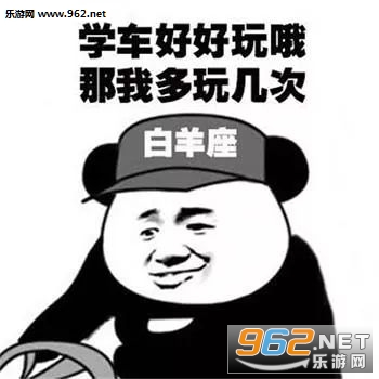 十二星座学车表情包