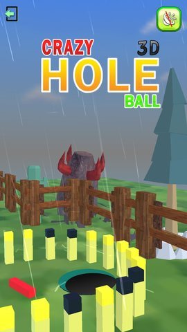 Crazy Hole Ball 3D(�ڶ�����3D��׿��)��ͼ1
